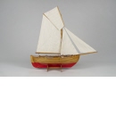 Båtmodell av koster, silljakt eller 12-alning