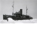 Isbrytaren GÖTA LEJON i södra Östersjön i mars 1956